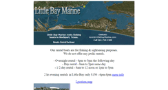 Desktop Screenshot of littlebaymarine.com